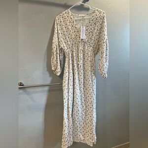 Neuflora Floral Dress NWT